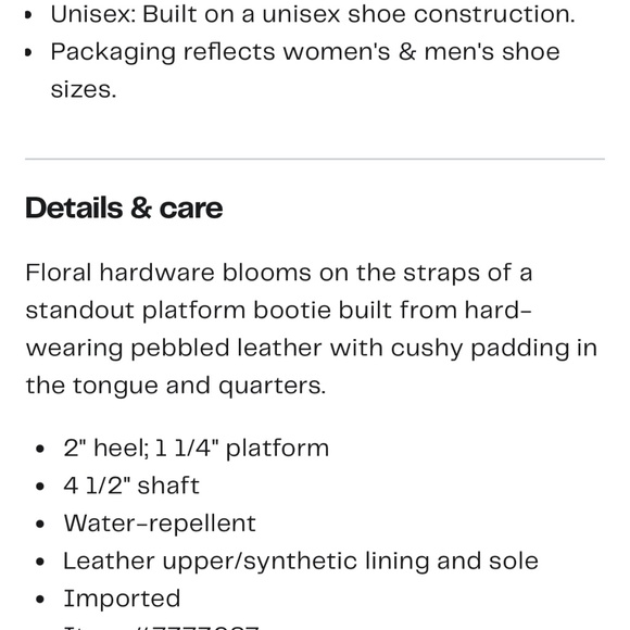 Dr. Martens Devon Flower Platform Bootie. NWT. Retail 200 - Picture 13 of 16